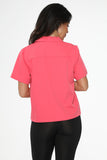 37101 Hot Pink with White Emroidered Poodle Top