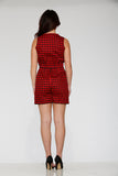 40230 Black Red Checkmate Romper