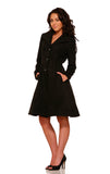 4037 Black Dutches Coat