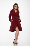 BU4124 Katherine Coat in Burgundy