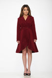 BU4124 Katherine Coat in Burgundy