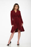 BU4124 Katherine Coat in Burgundy