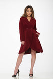 BU4124 Katherine Coat in Burgundy