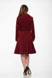BU4124 Katherine Coat in Burgundy