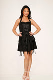 6420 Black Pretty Pirate Dress