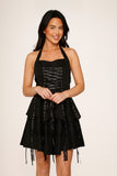 6420 Black Pretty Pirate Dress