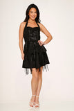 6420 Black Pretty Pirate Dress