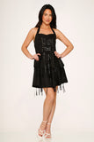 6420 Black Pretty Pirate Dress