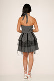 6421 Grey Plaid Pretty Pirate Dress