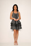 6421 Grey Plaid Pretty Pirate Dress