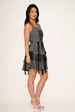 6421 Grey Plaid Pretty Pirate Dress