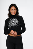 6718 Black Spider Sweater