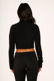 6718 Black Spider Sweater