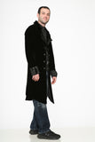 80060 Black Velvet Men's Coat