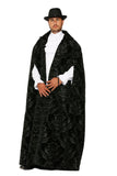 90110 Black Brocade Men's Cape