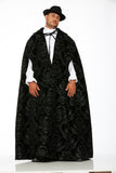 90110 Black Brocade Men's Cape
