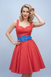 B107 Bright Blue Elastic Belt
