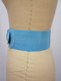 B108 Light Blue Elastic Belt
