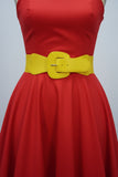 B112 Yellow Elastic Belt