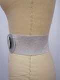 B113 Silver Elastic Belt