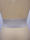 B113 Silver Elastic Belt