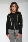 C6169 Black Military Jacket