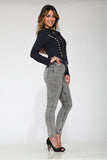 C6169 Navy Blue Military Jacket