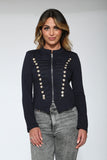 C6169 Navy Blue Military Jacket