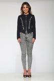 C6169 Navy Blue Military Jacket