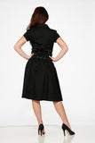 10220 Black Detention Long Dress