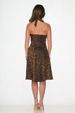 20140 Leopard Halter Dress
