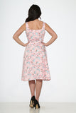 20370 Pink Floral Dress