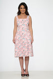 20370 Pink Floral Dress