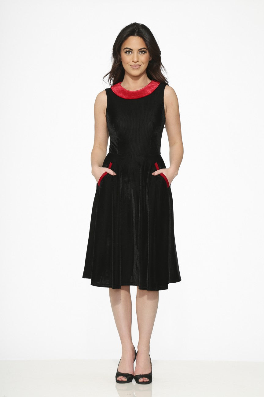 20500 Black Red Kurt Roy Dress