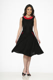 20500 Black Red Kurt Roy Dress