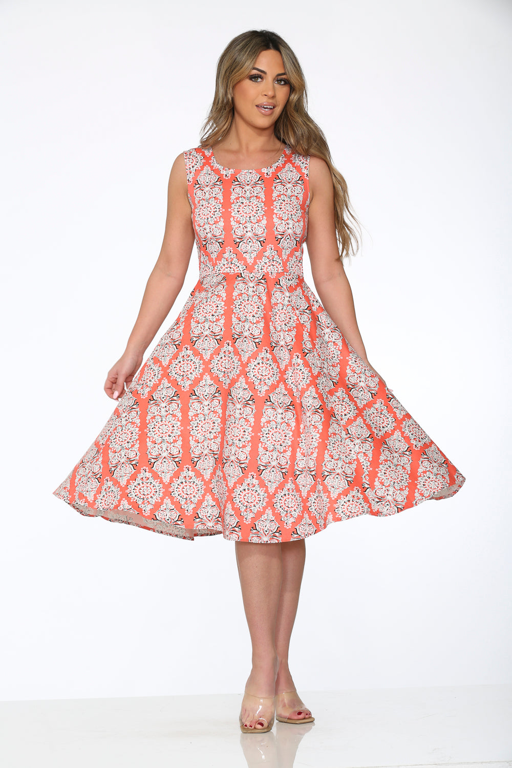 20630 Pink Deco Dress