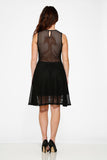 20650 Black Knitted Dress