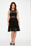 20650 Black Knitted Dress