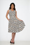 20810 Zebra Print Dress