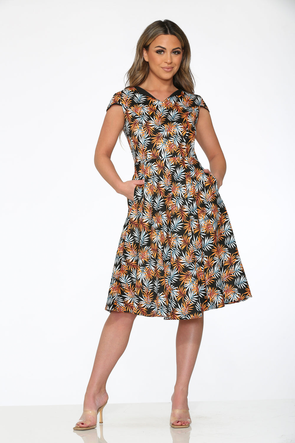 21370 Tiki Swing Dress