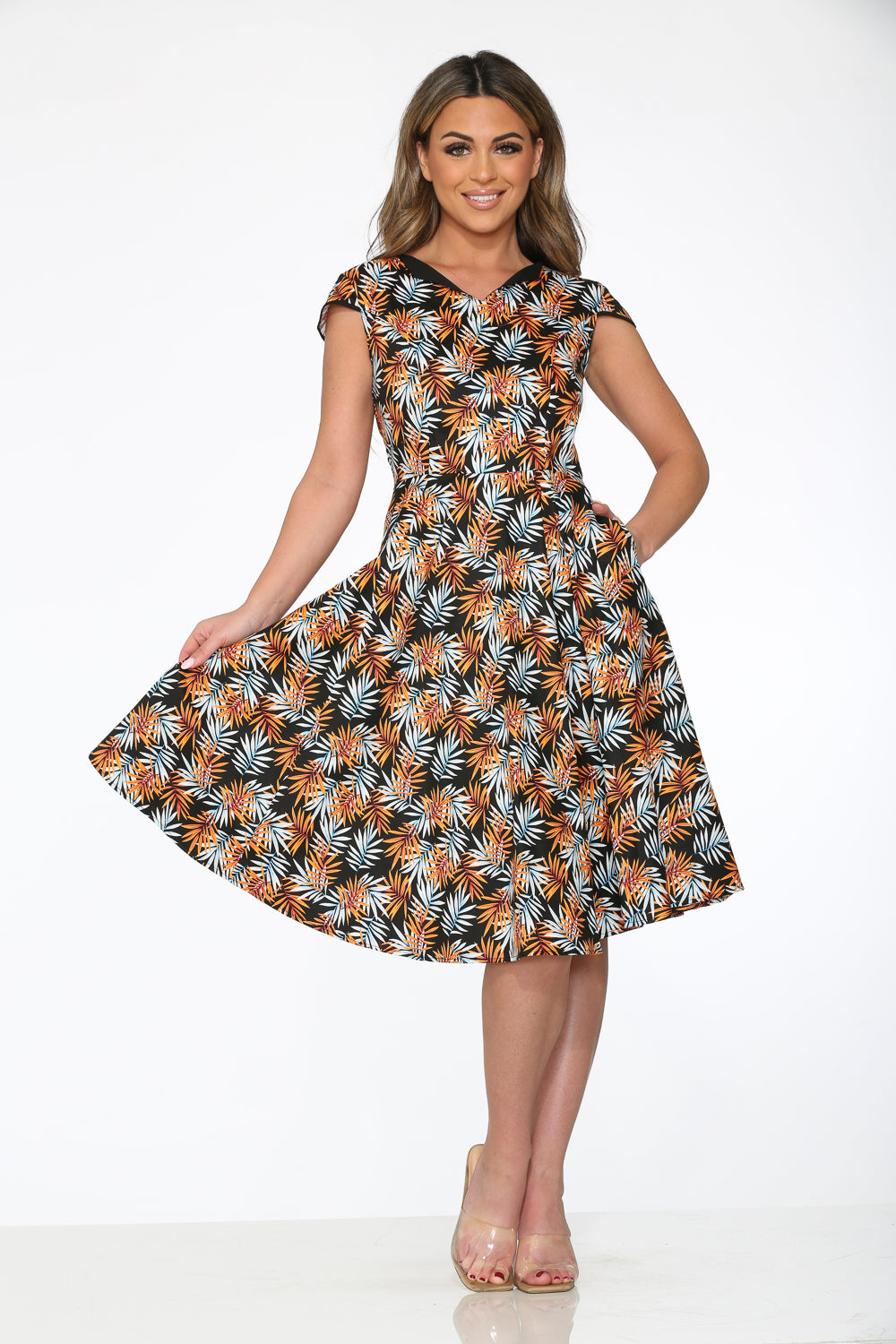 21370 Tiki Swing Dress