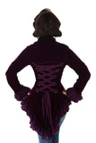 30102 Gloria Jacket in Purple Velvet