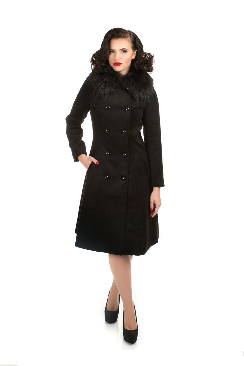 3874 Chrissette Coat in Black