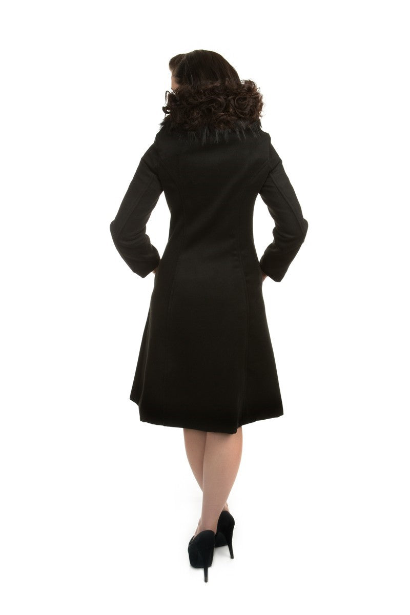 3874 Chrissette Coat in Black
