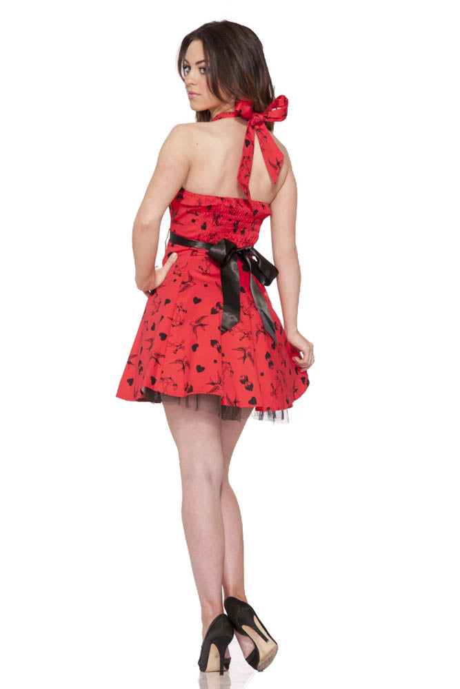 red dress tattoo Dress tattoo and actual dress! : r/sewing