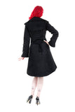 6486 Blair Coat in Black Brocade