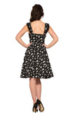 6672 Skull Baby Swing Dress in Black