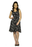 6672 Skull Baby Swing Dress in Black