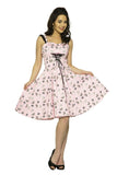6672 Skull Baby Swing Dress in Pink