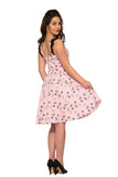 6672 Skull Baby Swing Dress in Pink